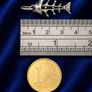 Vintage 925 Sterling Silver Fishbone Pendant Image 9