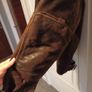 Rare Timberland Brown Suede Leather Fur Lined Bomber Jacket Image 6