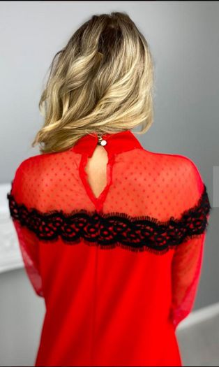 Boho Dress Trapezoidal Tulle Sleeves Lace