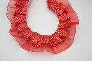 Ribbon Lace With Double Layer Pleated 5 yard
