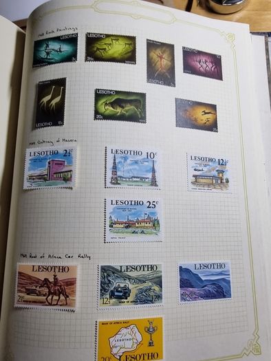 Stamp album 153 Botswana, Lesotho