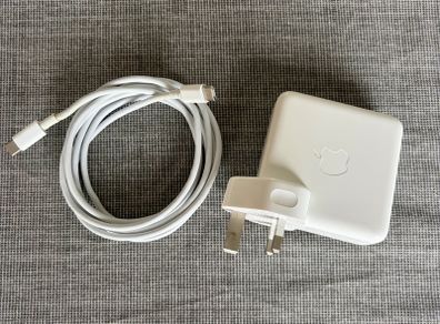 Genuine Apple 61W USB-C Charger + Original Cable (MacBook)