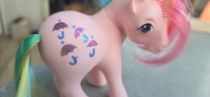 Parasol Rainbow Ponies MLP G1 My Little Pony 1983
