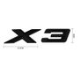 3D Xdrive 20d 30d 35d 40d 50d 20i 25i 30i Car Fender Emblem Trunk Badge Sticker For X1 X3 X4 X5 X6 X7 Logo Accessories Image 2