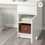 ikea white malm desk Image 3