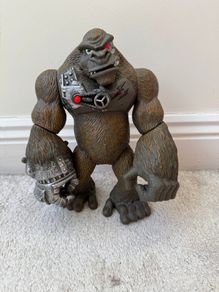 Jurassic Clash Mega Monster Cyber Kong Gorilla - Lights & Sound approx. 10" Figure 2009 Used Please see photos