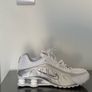 Nike Shox R4 White/Metallic Silver Image 5