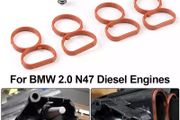 Car Swirl Flap Blank Bung Flaps Removal Plug With 4 Gaskets For BMW N47 2.0D Engine Repair Replacement Accessories Kit