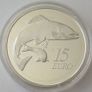Ireland 15 euro silver proof coin 2011. Salmon Image 5
