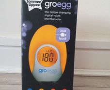 Groegg Digital Colour Changing Room Thermometer and Night Light