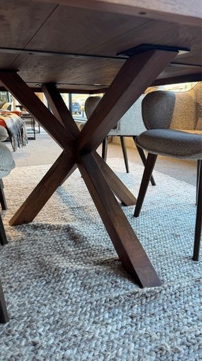 Ex Display 180cm Solid Wood Dining Table, Ex Display