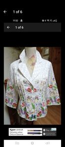 Beautiful Forewear embroidered, fully lined Jacket.