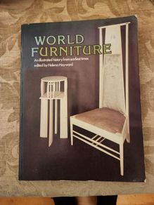 World Furniture. An Illustrated History From Earliest  Times. Edited By Helena Hayward. Very Large Volume  Paperback In Good Condition.