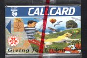 1994 Ireland 20 unit Irish Kidney Association asking people to carry a organ donor card (Gemplus GEM1) Call Card Mint in Packaging
