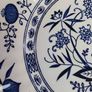 44 pcs Vintage J & G Meakin Ironstone Blue Nordic Onion Pattern Hand Engraving Made In England Image 4