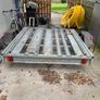 Galvanised 3-Bike Motorcycle Trailer - Strong & Ready to Use Image 2