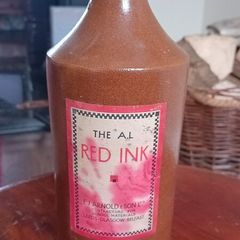 Antique sealed ink bottle