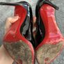 Christian Louboutin so Kate 100 black patent leather Image 8