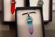 selection of leather necklaces