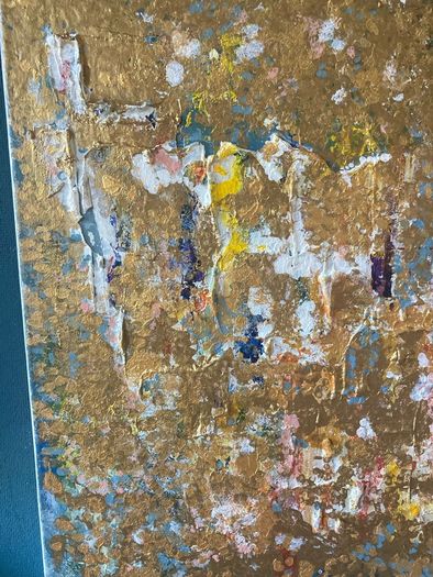 Architectural Opulence Meets Quiet Luxury Original Abstract Art Irish Artist Gold Art Gold Painting