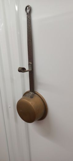 Antique Steel and Brass French ladle large size