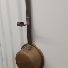 Antique Steel and Brass French ladle large size