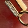 Vintage 9k Gold box necklace Image 3