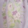 Silk Wrap/Shaw, Large 40/80" Lilac with Mauve/Green/Cream Design Image 7