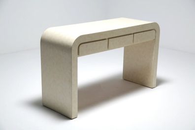 Waterfall Console Table with drawers, USA, 1980s.
