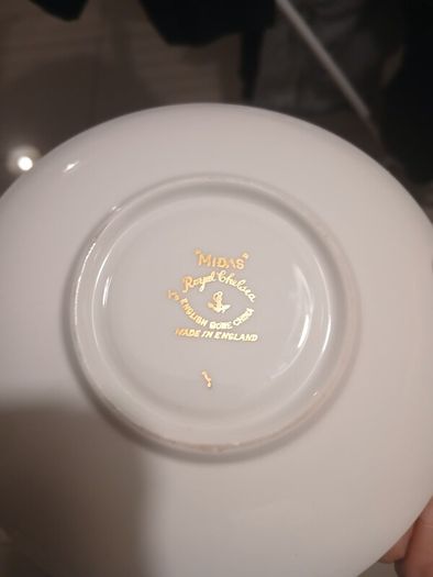 Vintage Royal Chelsea " midas" Dermitase Coffee set,11 piece