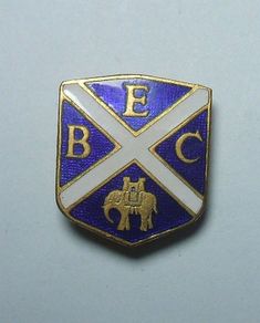 EASTFIELD BOWLING CLUB (EBC) - a vintage and scarce membership badge (1960's or earlier)