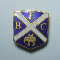 EASTFIELD BOWLING CLUB (EBC) - a vintage and scarce membership badge (1960's or earlier)