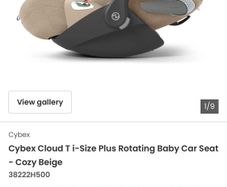 Cybex Cloud T i-Size plus Cybex Base T 360 Rotating ISOFIX Car Seat Base - Black