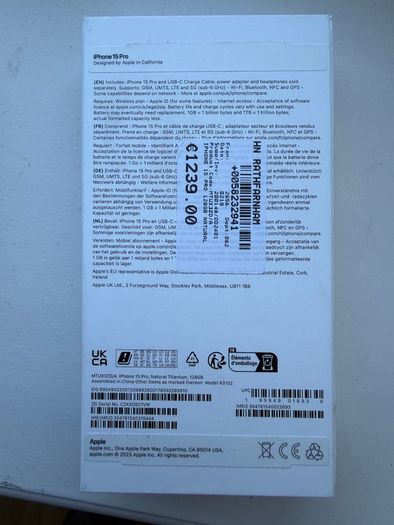 iPhone 15 Pro Titanium 128GB