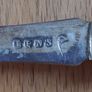 Harrison Brothers  5 tines EPNS Fish Serving Fork with Sterling Silver Handle Image 5