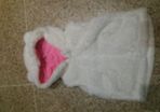Girls fluffy gilet with hood. Age 2-3