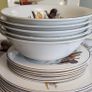 Vintage Bone China Dinner Set Pheasants Image 10