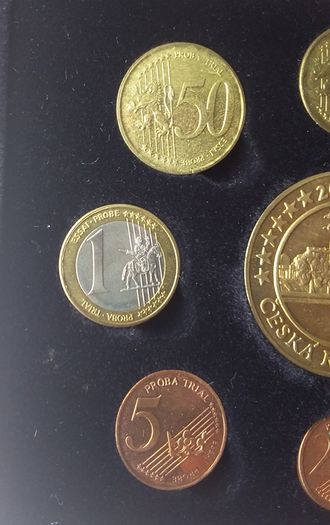 Rare 2004 Czech Republic Euro Pattern Set , ( Limited Edition of 3,000 )