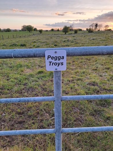 Paddock Numbers & Custom Field Name Signs