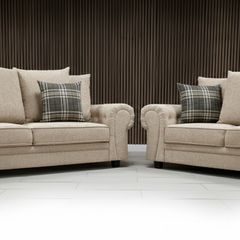 Beige corner Sofa or 3+2 seater