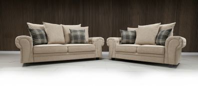 Beige corner Sofa or 3+2 seater