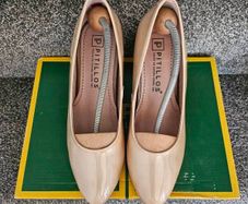 Gorgeous Leather Nude Shoes size 36