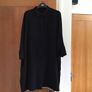 Next Loose Fitting Black Midi Dress Size 12 Petite Image 2