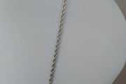 Stainless Steel Twisted Rope Chain - 24" 2.4mm
