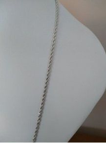 Stainless Steel Twisted Rope Chain - 24" 2.4mm