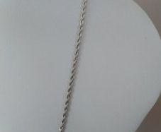 Stainless Steel Twisted Rope Chain - 24" 2.4mm