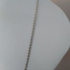 Stainless Steel Twisted Rope Chain - 24" 2.4mm