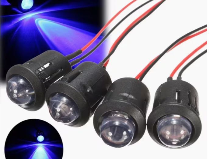 10pcs of New 12V 10Mm LED Diodes with Pre-Wired Connections for DIY Home