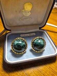 Vintage Green Earrings