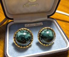 Vintage Green Earrings